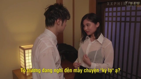 Em thư ký lẳng lơ gạ tình cậu tổ trưởng điển trai vụng trộm khi “trú mưa”