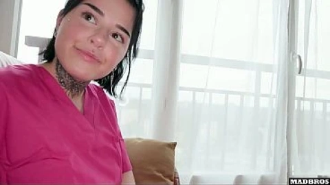 A Single French Caregiver With A Nice Big Ass Fucked At Home During Her Work Hours &excl;&excl;&excl;